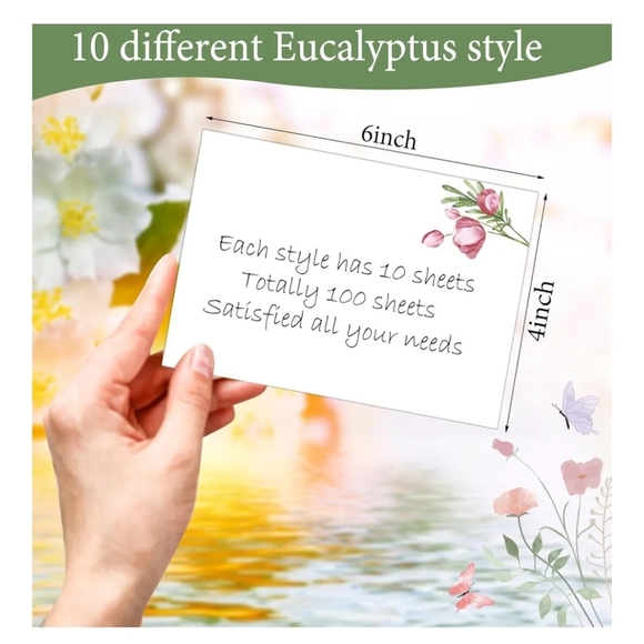 Eucalyptus Style Stationery Set - Picture 2 of 6